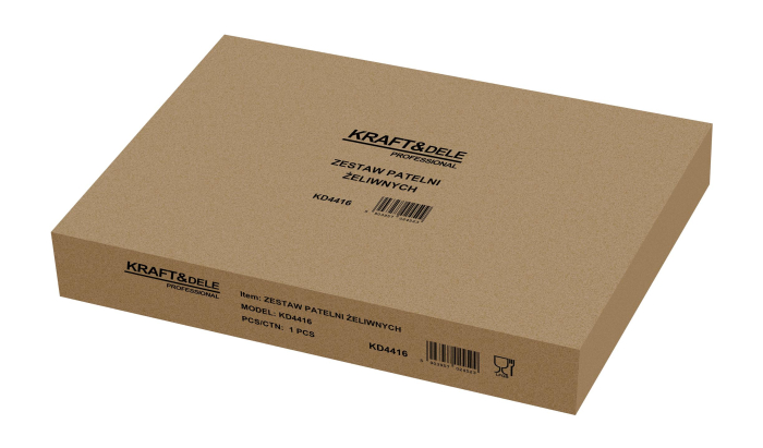 Set 3 tigai din fonta pentru prajit si gatit, dimensiuni 25,5–36,4 cm, compatibile cu inductie si gaz (KD4416) [13]