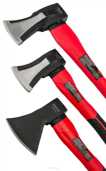 Set 3 topoare maner fibra de sticla 0.6-1-2kg (RTZS0054) [3]