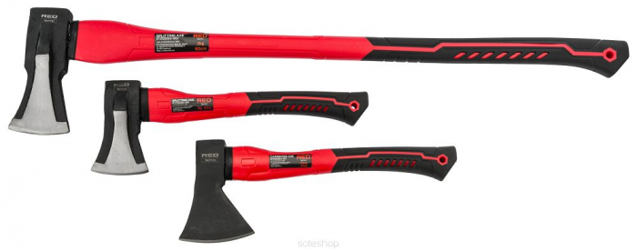 Set 3 topoare maner fibra de sticla 0.6-1-2kg (RTZS0054) [2]