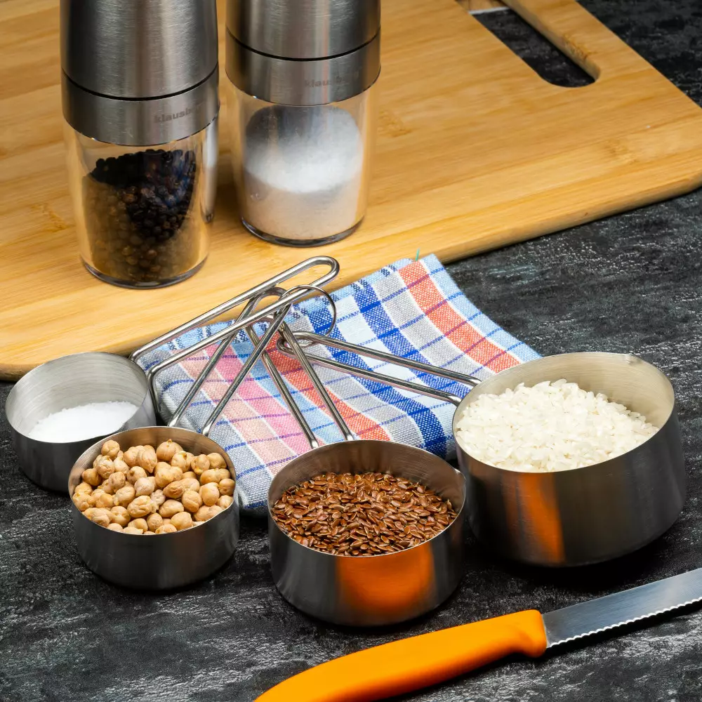 Set 4 cani de masurat din otel inoxidabil 60-250ml (KH-1494) [4]