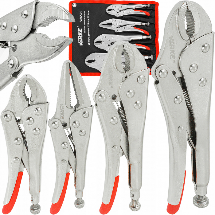 Set 4 clesti fixare reglabile autoblocanti (V86529) [1]