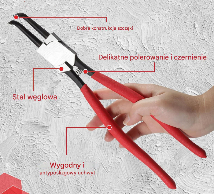 Set 4 clesti sigurante Seeger profesionale 320mm (V87050) [9]