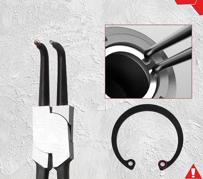 Set 4 clesti sigurante Seeger profesionale 320mm (V87050) [15]