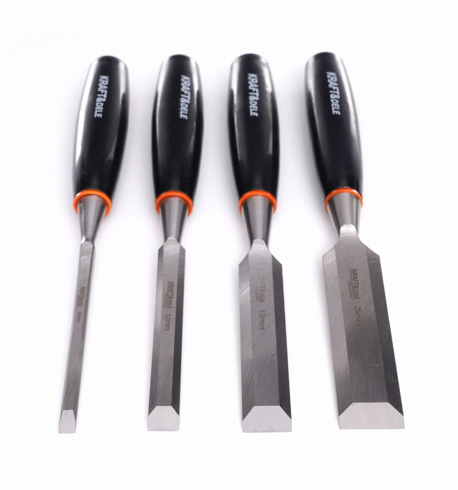 Set 4 dalti 230mm 6-25mm cu maner lemn (KD11773) [7]