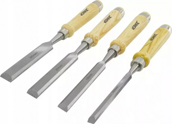 Set 4 dalti 290mm 10-25mm cu maner lemn (V05078) [3]