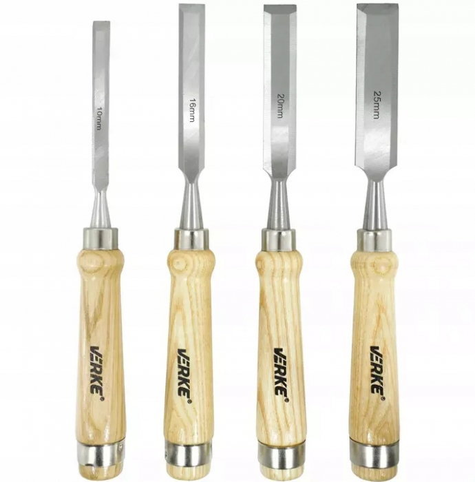 Set 4 dalti 290mm 10-25mm cu maner lemn (V05078) [4]