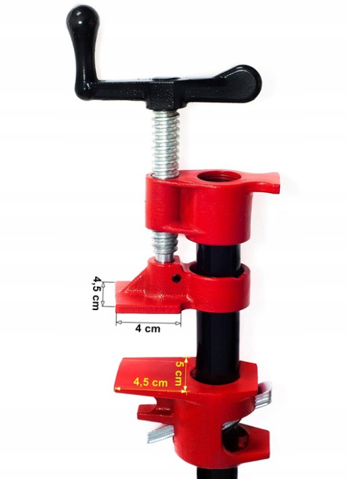 Set 4 menghine cleme tamplarie prelucrare lemn teava tub 34 PM1389 (PM-SSR-50TN) [4]