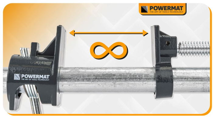 Set 4 menghine cleme tamplarie prelucrare lemn teava tub 34 PM1389 (PM-SSR-50TN) [14]