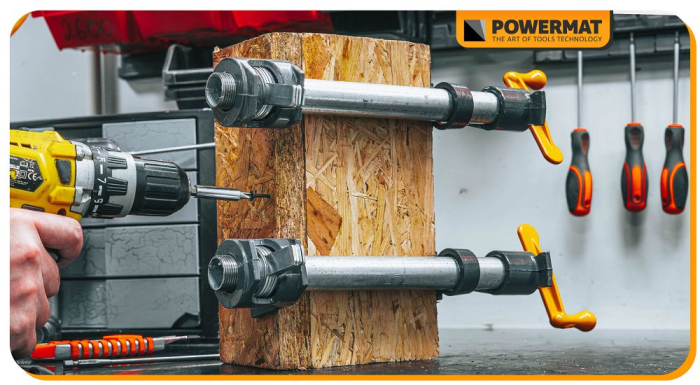 Set 4 menghine cleme tamplarie prelucrare lemn teava tub 34 PM1389 (PM-SSR-50TN) [16]