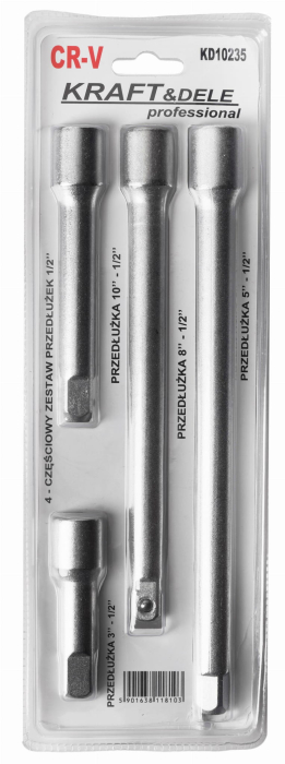 Set 4 piese, kit extensii prelungitor chei 1/2" (KD10235) [11]