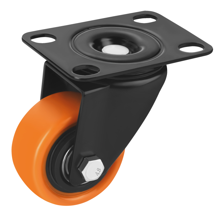 Set 4 roti pivotante 50 mm cu frana si capacitate de 250 kg (KD3622) [7]