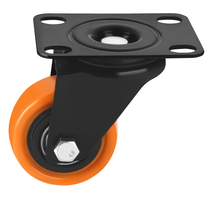 Set 4 roti pivotante 50 mm cu frana si capacitate de 250 kg (KD3622) [8]