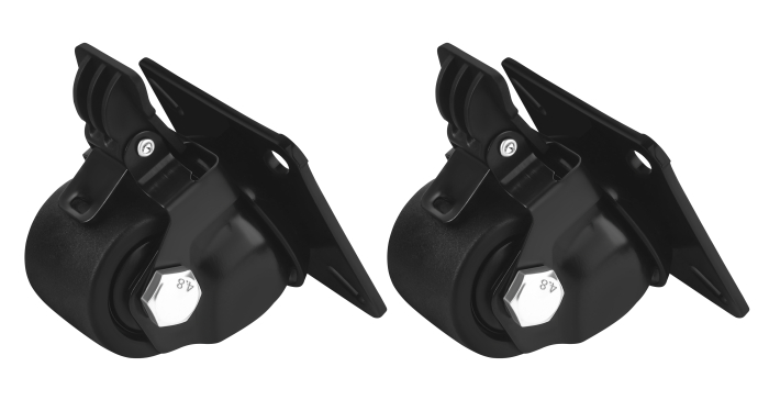 Set 4 roti pivotante 50 mm cu frana si capacitate totala 1200 kg (KD3626) [10]