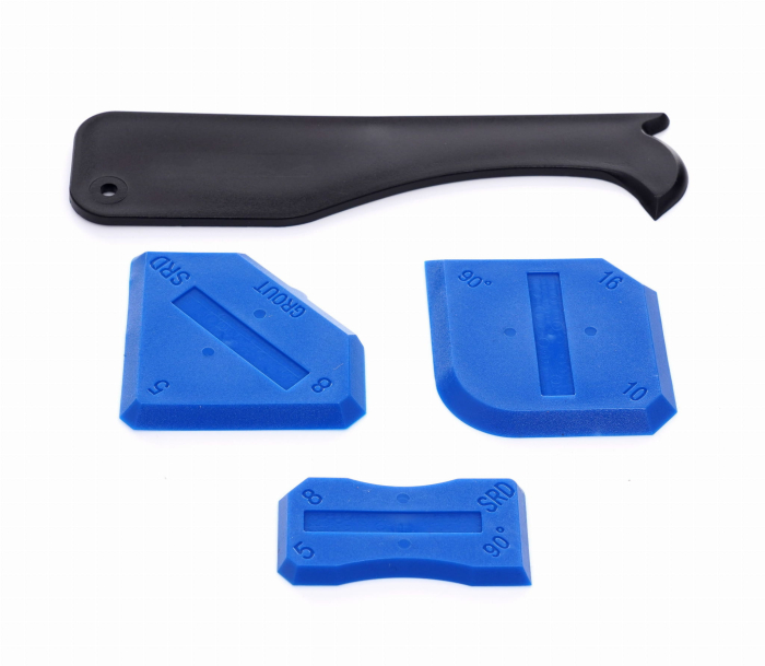 Set 4 spatule pentru aplicare silicon kit rosturi gresie (KD10547) [2]