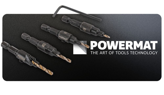 Set 5 burghie pentru lemn cu adancitor si tesitor 6-16mm PM1459 (PM-ZWZP-4TN) [12]