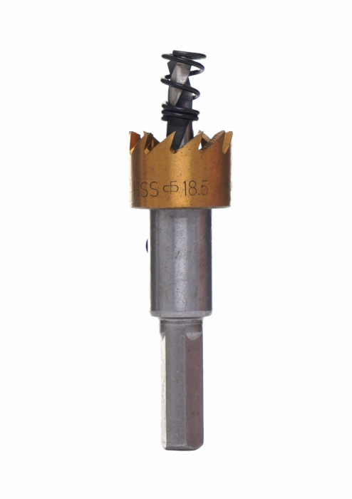 Set 5 burghie pentru metal si lemn widia 16 - 30 mm cu arc (KD10870) [5]