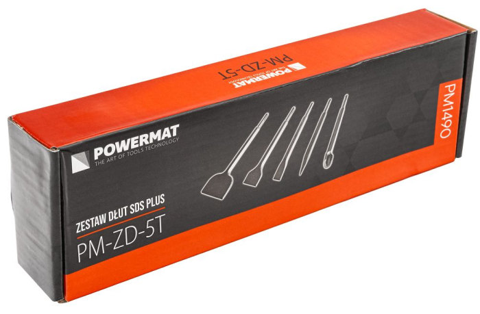 Set 5 dalti SDS Plus pentru beton si caramida 250mm PM1490 (PM-ZD-5T) [22]