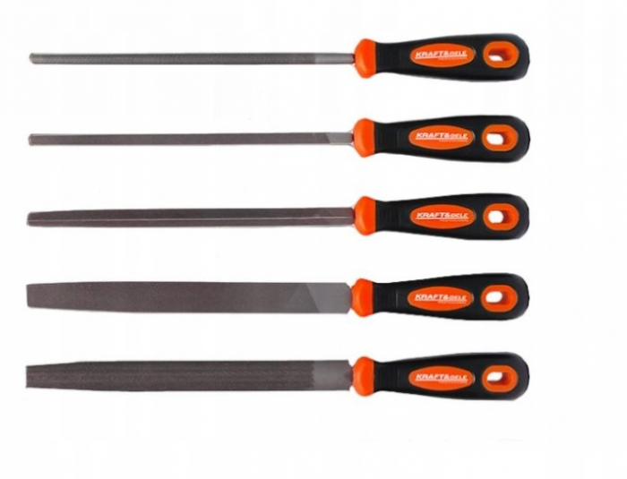 Set 5 pile pentru metal raspile cu maner ergonomic slefuire razuire (KD10891) [2]
