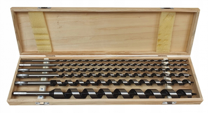 Set 6 burghie lemn 6-25mm lungi 460mm (S10473) [2]