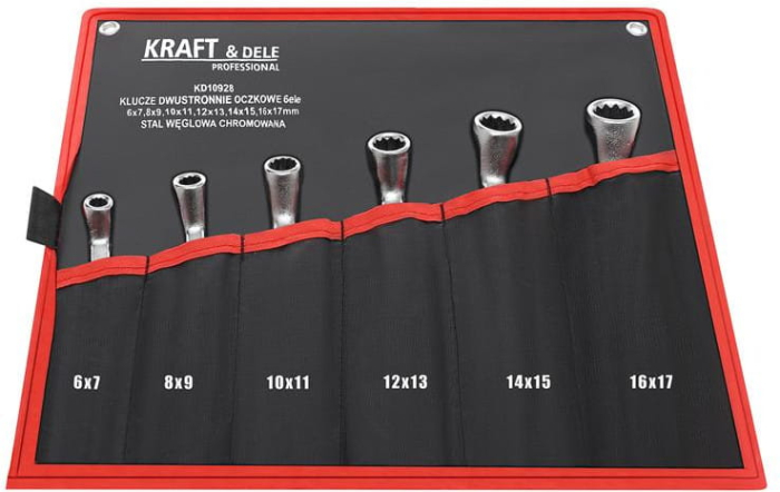 Set 6 chei inelare cu cot 6-17mm 6bucati piese (KD10928) [2]