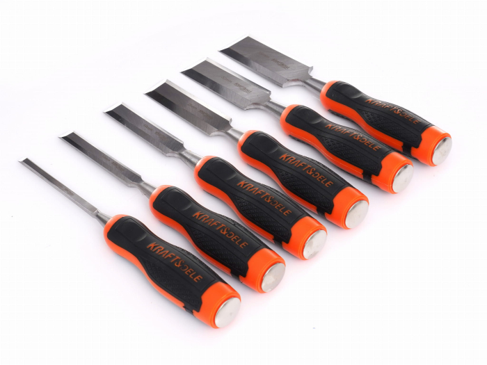 Set 6 dalti 230mm 6-38mm cu maner lemn (KD11772) [6]
