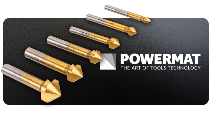 Set 6 freze zencuitoare conice HSS 90 grade 6.3-20.5mm PM1457 (PM-ZPM-6T) [10]