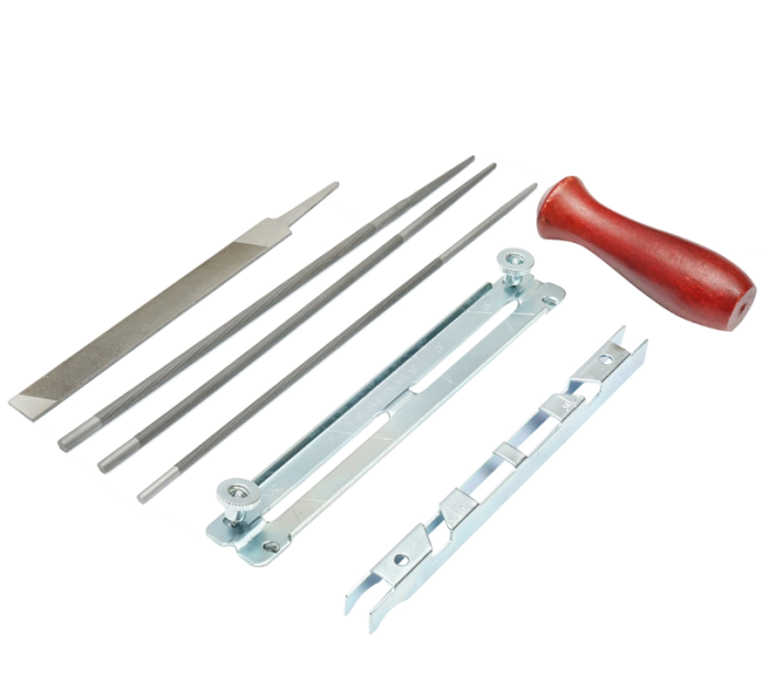 Set 6 instrumente pentru ascutit lant drujba cu pas 3/8 (DISKV34) [1]