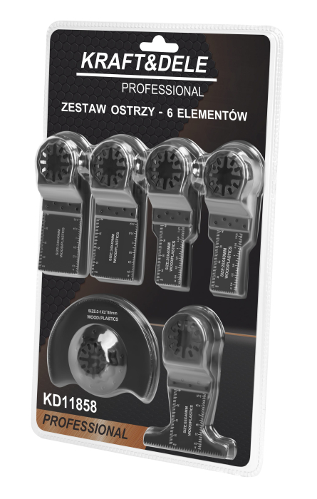 Set 6 lame pentru unealta multifunctionala pentru taiere lemn si plastic (KD11858) [14]