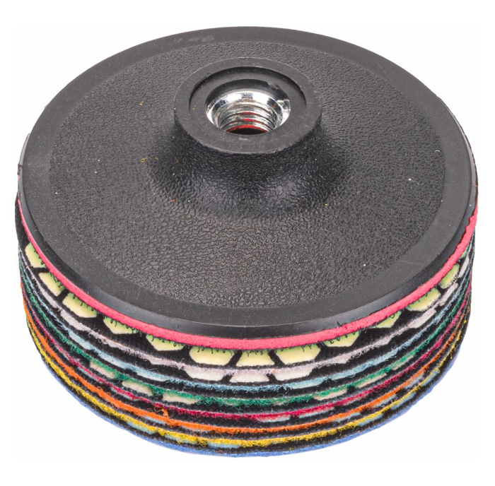 Set 7 discuri diamantate polish gresie 100mm cu suport M14 PM1109 (PM-DPP-100TS) [2]