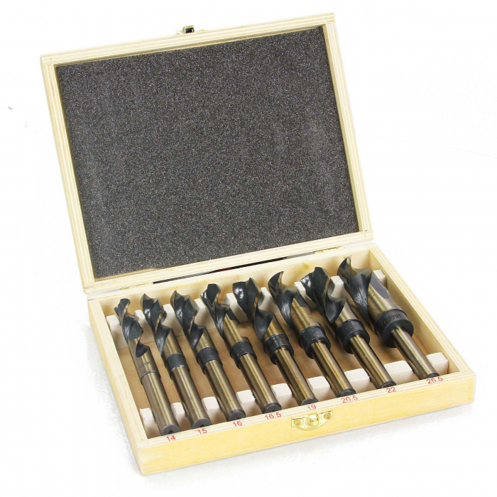Set 8 burghie cobalt HSS 14-25.5mm pentru metal (M22302) [5]