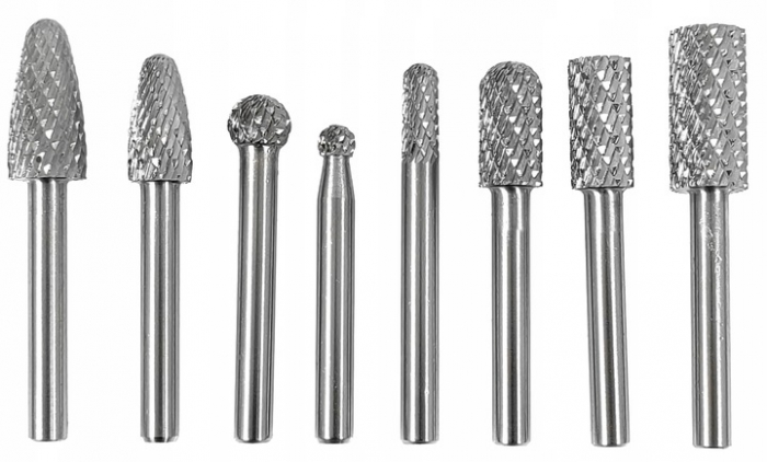 Set 8 freze HSS 6mm pentru metal (V05040) [2]