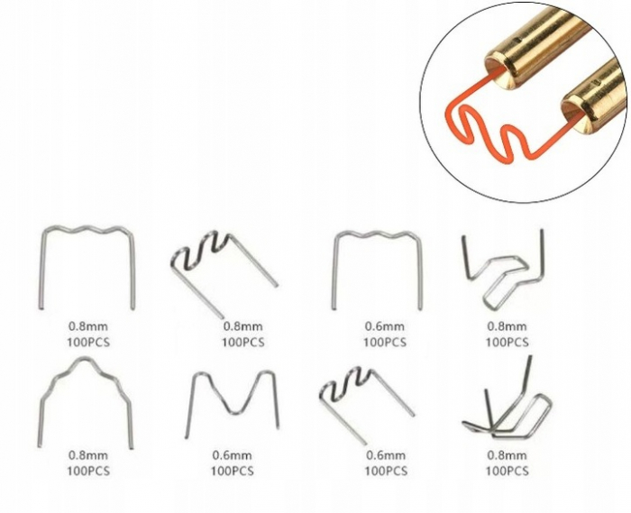 Set 800 capse cleme sarme agrafe sudat lipit plastic (KD10765) [4]
