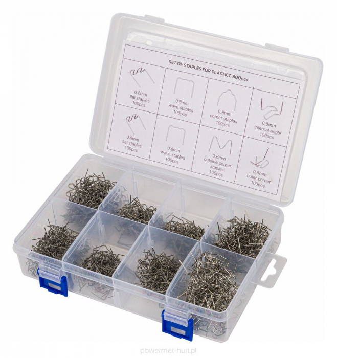 Set 800 capse cleme sarme agrafe sudat lipit plastic (RTZZP0087) [4]