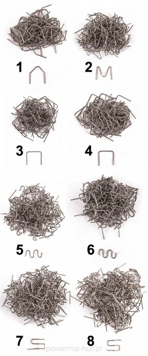 Set 800 capse cleme sarme agrafe sudat lipit plastic (RTZZP0087) [15]