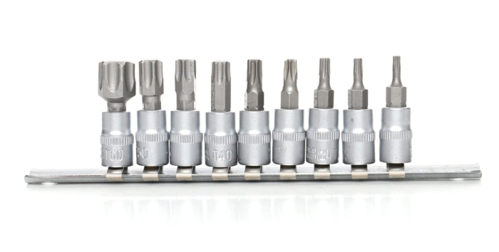 Set 9 biti m imbus stelat cu suport sina 14 (KD10241) [6]