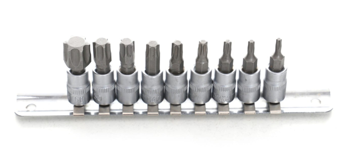 Set 9 biti m imbus stelat cu suport sina 14 (KD10241) [5]