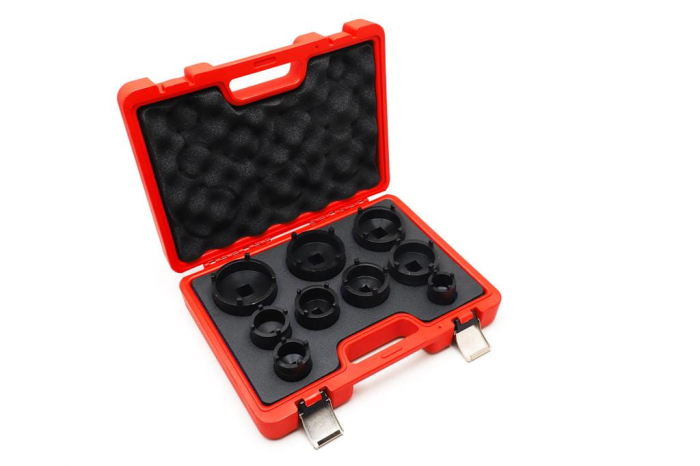 Set 9 buc chei tubulare pentru piulite cu flansa KM4-KM12  (KD12536) [3]