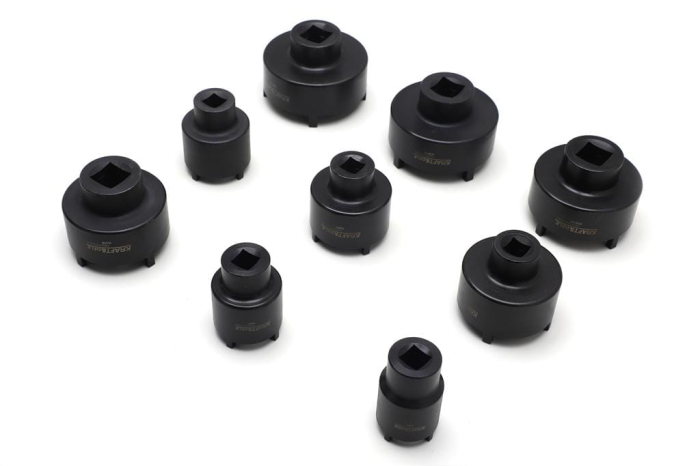 Set 9 buc chei tubulare pentru piulite cu flansa KM4-KM12  (KD12536) [9]