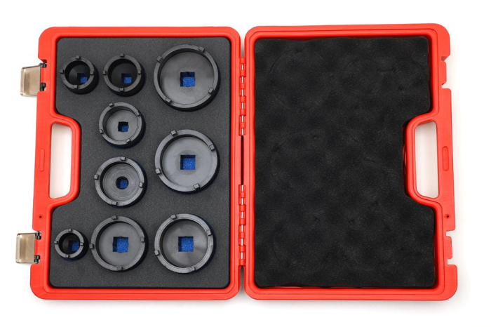 Set 9 buc chei tubulare pentru piulite cu flansa KM4-KM12  (KD12536) [16]