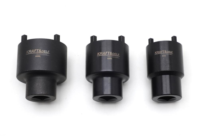 Set 9 buc chei tubulare pentru piulite cu flansa KM4-KM12  (KD12536) [14]