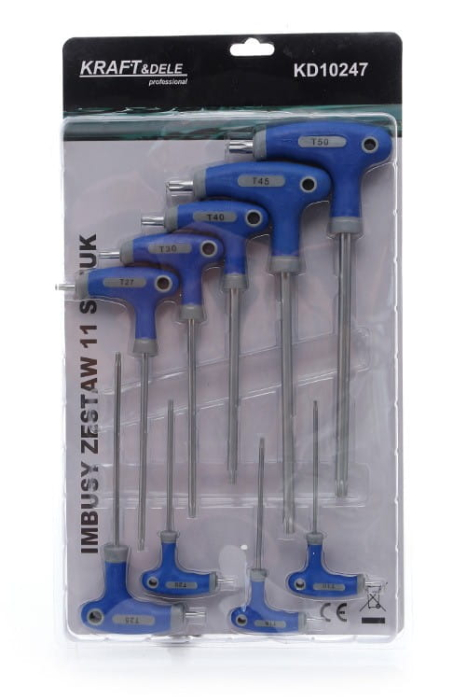 Set 9 chei torx lungi cu maner T10-T50 surubelnita (KD10247) [2]