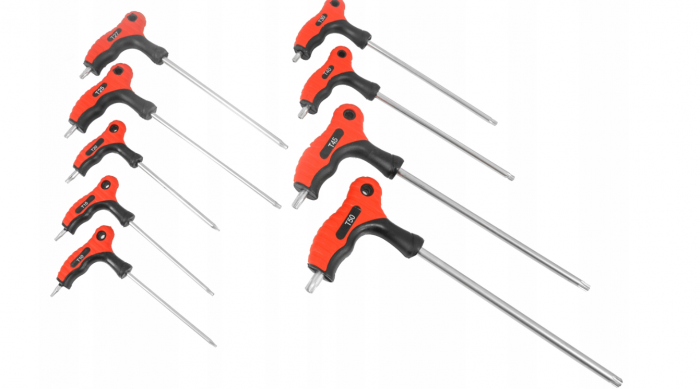 Set 9 chei torx lungi cu maner T10-T50 surubelnita (V86434) [6]