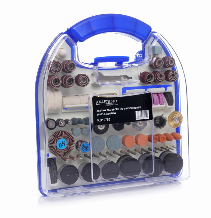 Set accesorii mini polizor drept 300 buc (KD10755) [7]