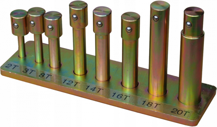 Set adaptoare pentru presa hidraulica 2-20T rulmenti (MT01A01) [3]