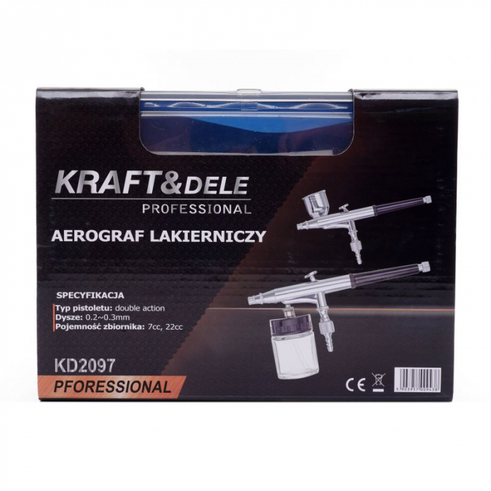 Set aerograf 0.2mm 0.3mm 0.5mm (KD2097) [2]