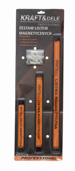 Set benzi magnetice 8 12 18 inch pentru organizare scule cu montaj pe perete (KD10410) [7]