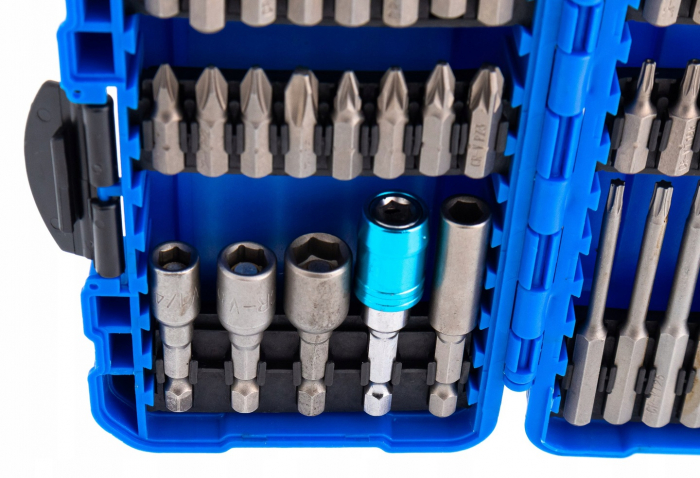 Set biti cu adaptor 45piese surubelnita filetanta (S11280) [2]
