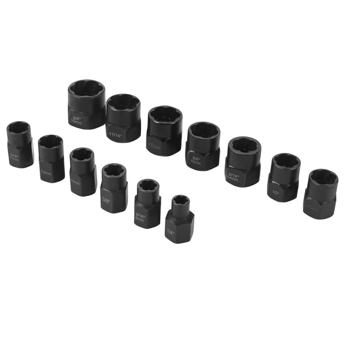 Set burghie si chei tubulare pentru indepartare suruburi rupte, 26 bucati (KD5988) [7]