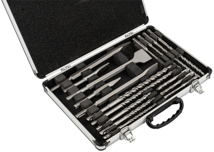 Set burghie si dalti SDS Plus 17 piese pentru beton zidarie cu valiza PM1488 (PM-ZWD-17T) [3]