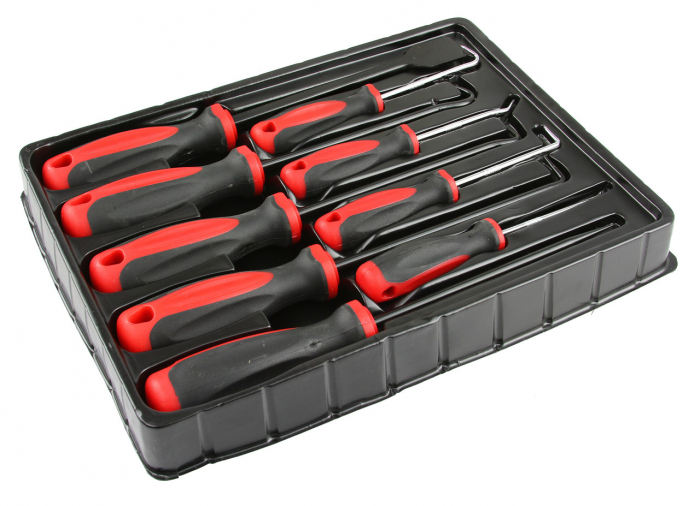 Set carlige raclete extractoare garnituri cu maner 9piese (M61020) [5]
